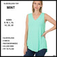 RTS - Sleeveless V-Neck Top - Mint