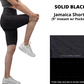 Solid Black Jamaica Shorts w/ Pockets