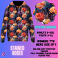 PULLOVER HOODIE RUN 1-STAINED ROSES