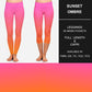 RTS - Sunset Ombre Capri Leggings w/ Inside Pockets