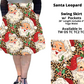 Santa Leopard Swing Skirt