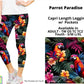 Parrot Paradise Capri Length w/ Pockets