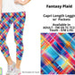 Fantasy Plaid Capri Length w/ Pockets