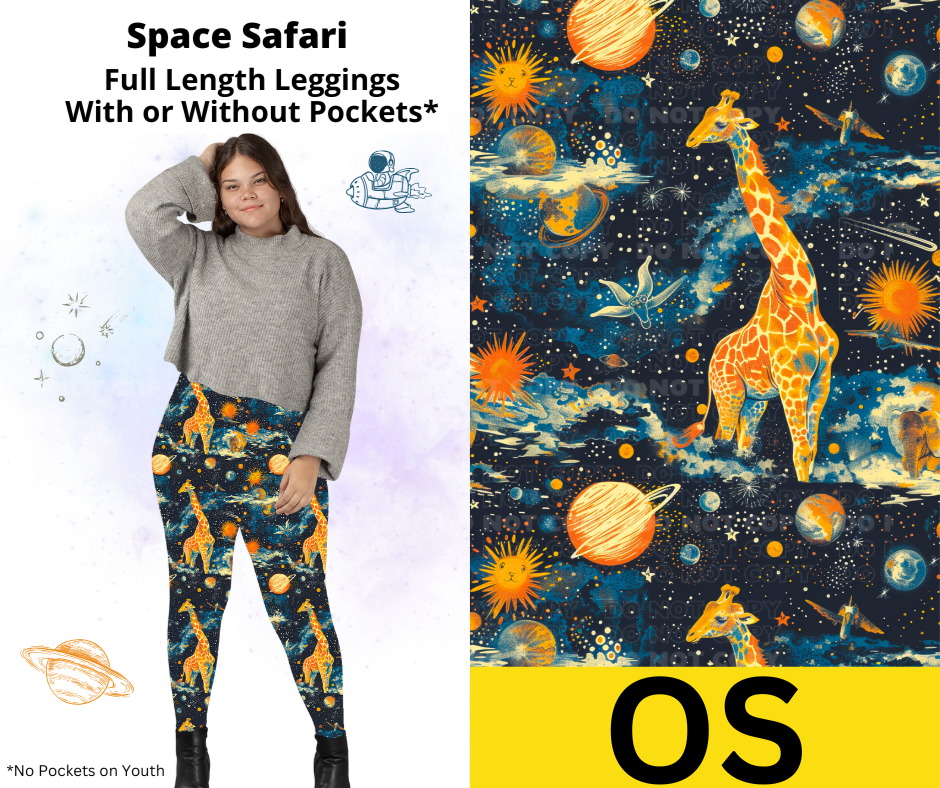 Space Safari Full Length Leggings