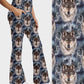 RTS - Spirit of the Wolf Flare Leggings w/ Pockets