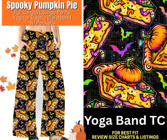 Spooky Pumpkin Pie Full Length Lounge Pants