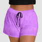 RTS - Spring Violet Jogger Shorts with Pockets