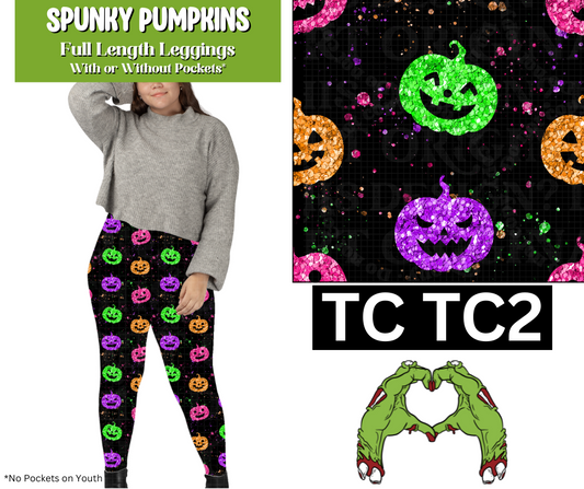 Spunky Pumpkins Full Length Leggings w/ Pockets