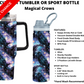 Magical Crows Custom Sport Bottle