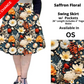 Saffron Floral Swing Skirt