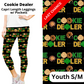 Cookie Dealer Capri Length Leggings w/ Pockets