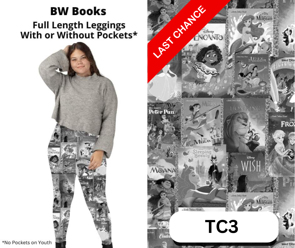 BW Books Full Length Leggings w/ Pockets