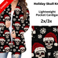 Holiday Skull Knit Pocket Cardigan