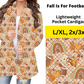 Fall Is For Football Pocket Cardigan