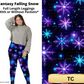 Fantasy Falling Snow Full Length Leggings w/ Pockets