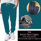 TEAL - BUTTER FLEECE LINED UNISEX JOGGERS