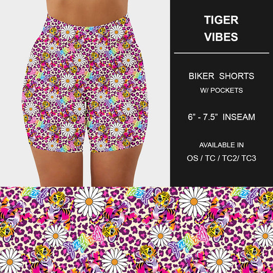 RTS - Tiger Vibes Biker Shorts