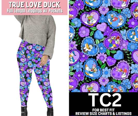 True Love Duck Full Length Leggings w/ Pockets