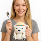 POLAR BEAR- 3D PRINTED ICE CREAM PINT HOLDER