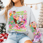 WRECK HALLS - CREW SWEATSHIRT W/ SLEEVE PRINT