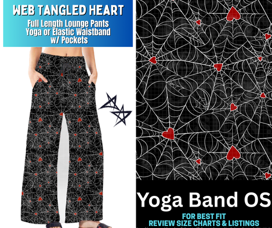 Web Tangled Heart Full Length Lounge Pants