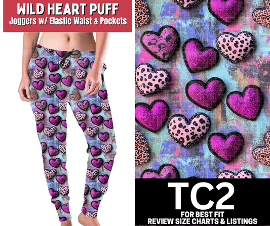 Wild Heart Puff Joggers