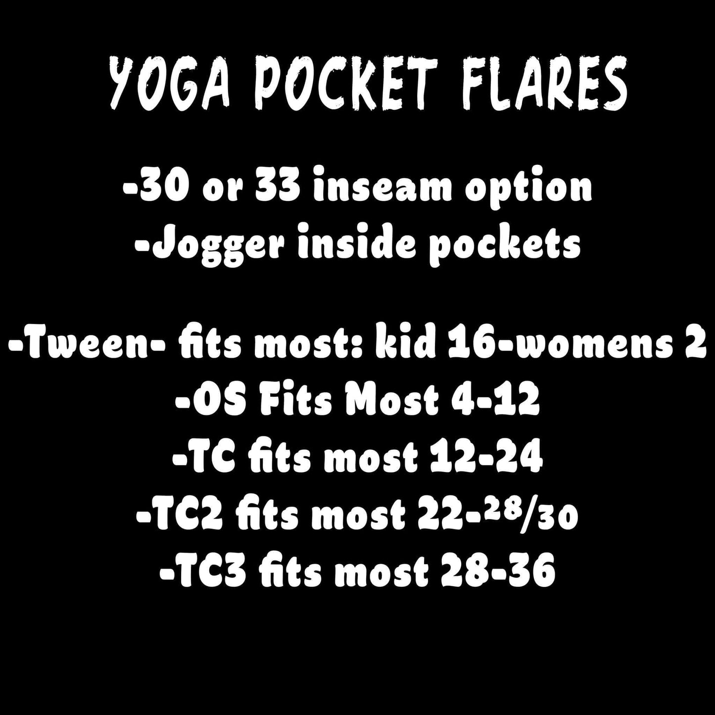 SOLID BLACK- CROSS WAIST YOGA FLARES