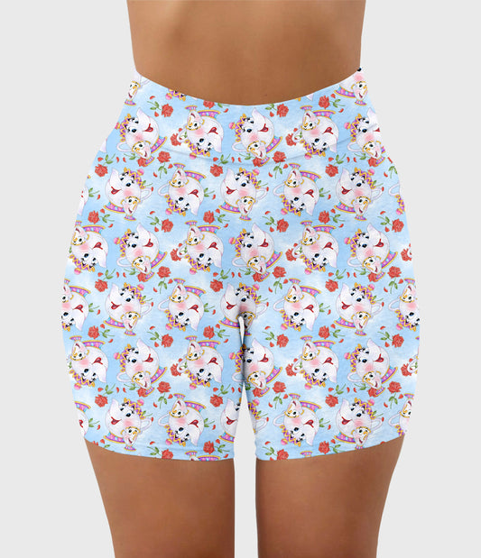 RTS - Adoring Tea Pot Biker Shorts