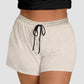 RTS - Beige Sparkle Jogger Shorts