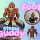 BIG FOOT 3D PRINTED STRAW BUDDY