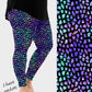 RTS - Blue and Purple Animal Print Leggings w/ Pockets