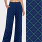 RTS - Blue Diagonal Plaid Lounge Pants