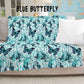 BLUE BUTTERFLY- GIANT SHAREABLE THROW BLANKETS