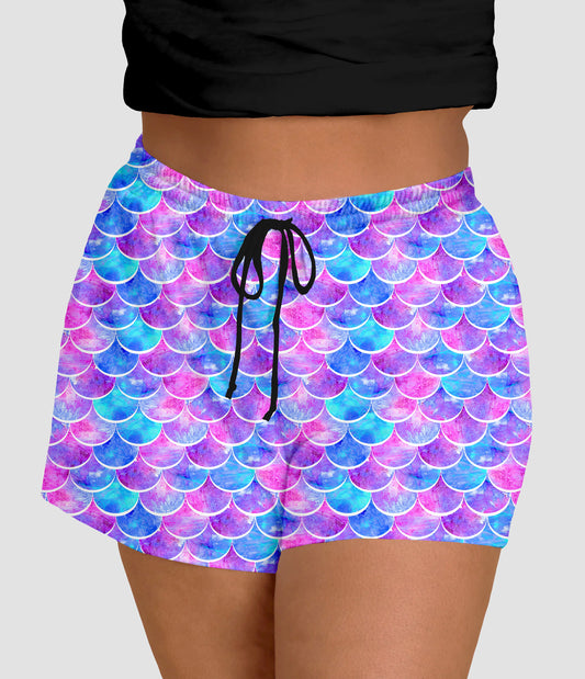 RTS - Candy Cove Mermaid Jogger Shorts