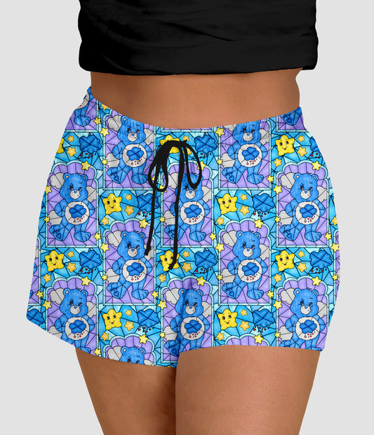 RTS - Care Glass Blue Jogger Shorts