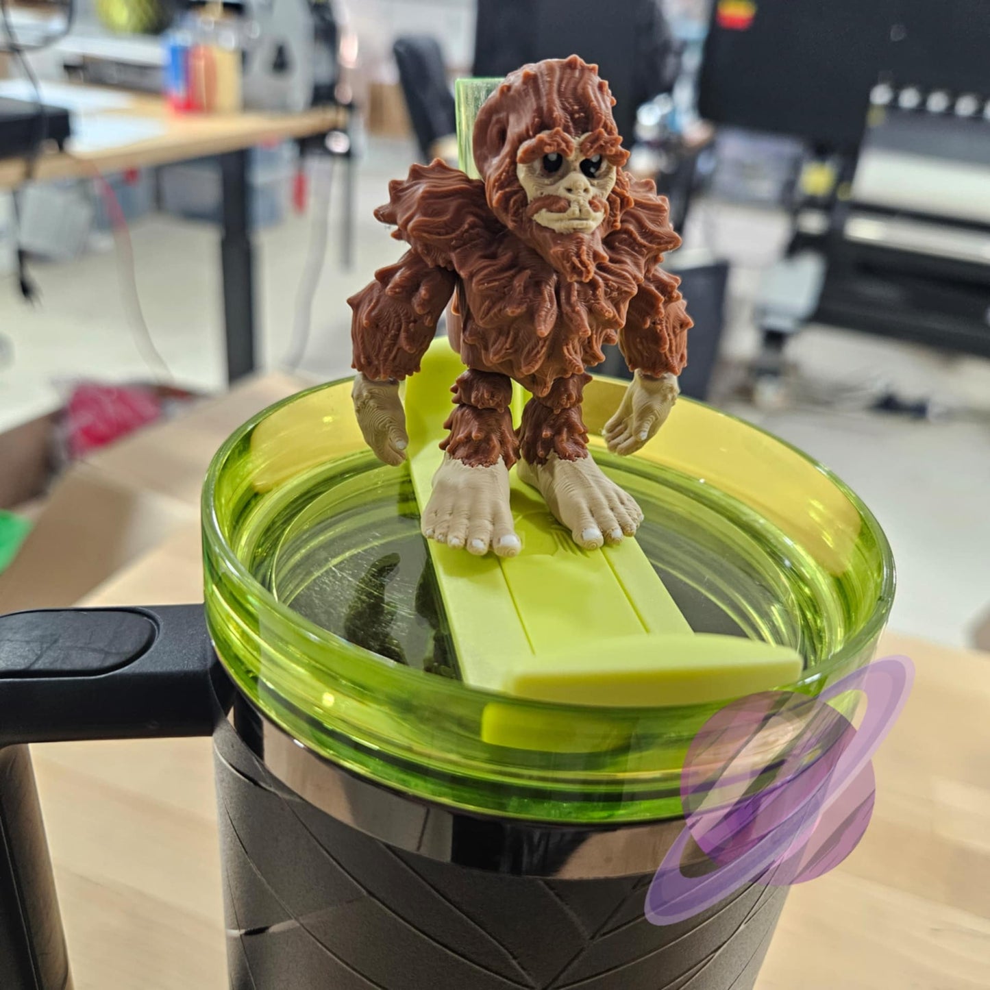 BIG FOOT 3D PRINTED STRAW BUDDY