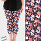 RTS - Chicken Blooms Capri Leggings with Pockets