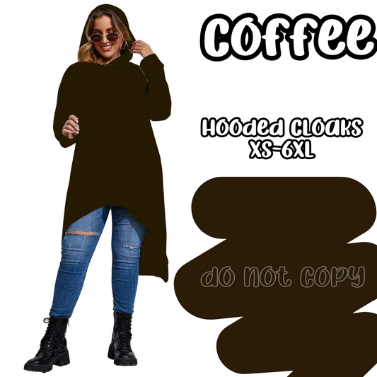 COFFEE - HOODIE CLOAKS ROUND 2