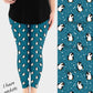 RTS - Cute Penguin Leggings w/ Pockets