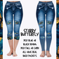 STARRY BUTTERFLY - DENIM RUN W/ BACK POCKETS - LEGGINGS/CAPRI