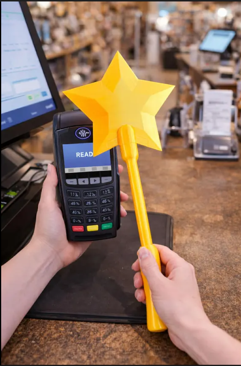 TAP PAY WAND FOR TAP ENABLED CREDIT AND DEBIT CARDS- 3D PRINTED IN HOUSE