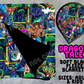 DRAGON TALE- SOFT BLACK THROW BLANKET