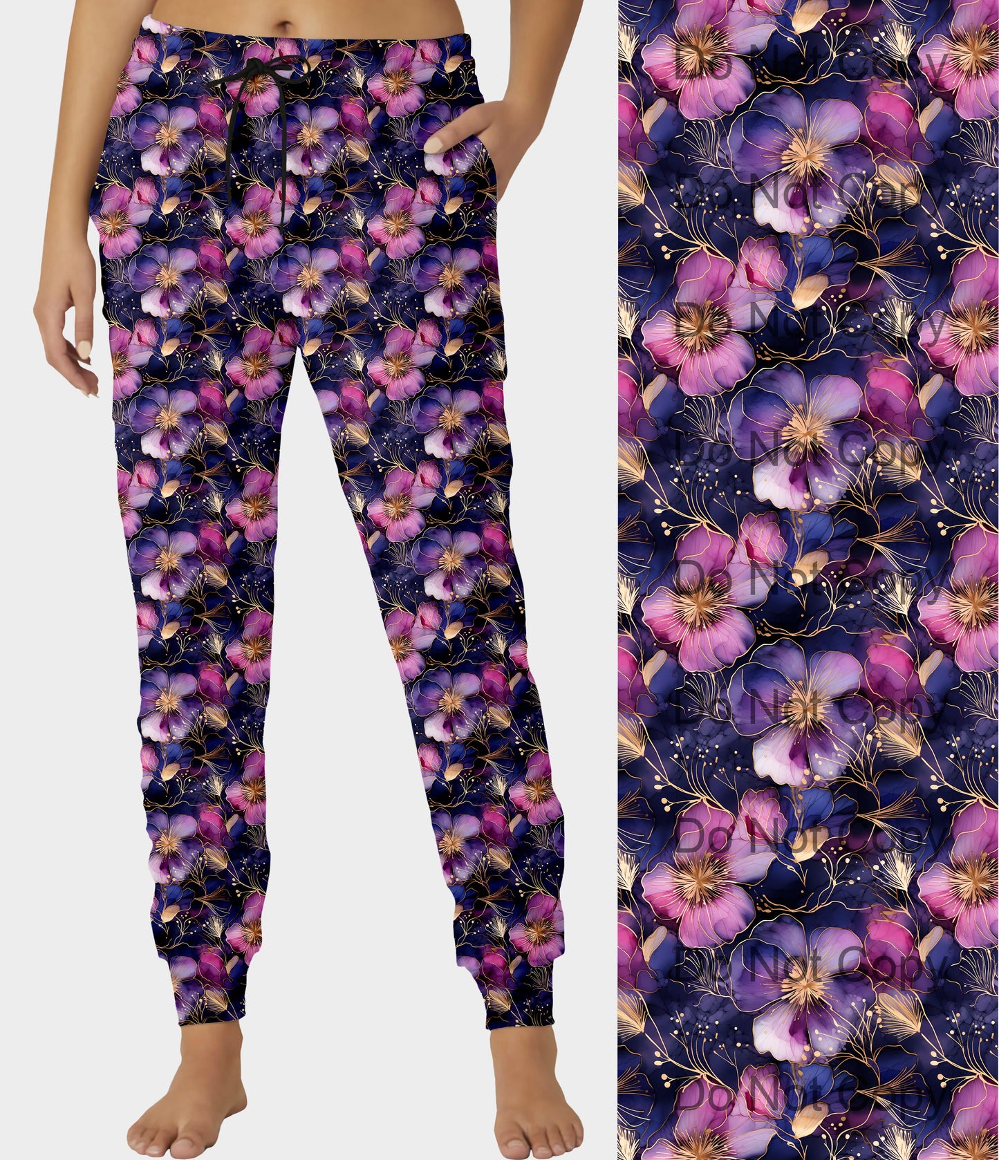 RTS - Elegant Blooms Joggers