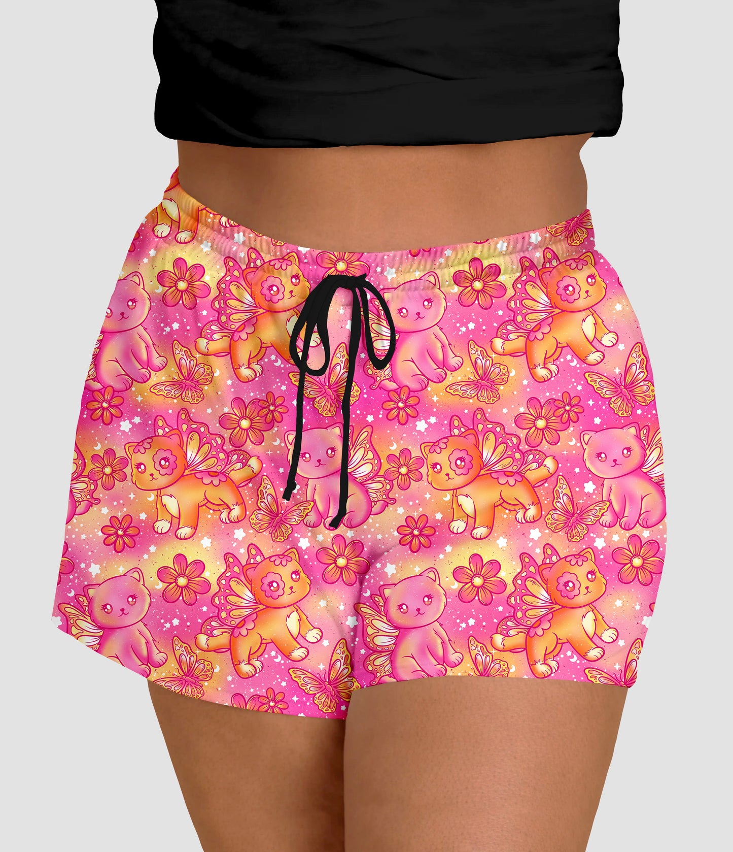 RTS - Fairy Kittens Jogger Shorts