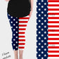 RTS - Flag Capri Leggings w/ Pockets