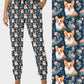 RTS - Floral Corgi Joggers
