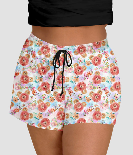 RTS - Floral Ears Jogger Shorts