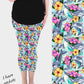 RTS - Dolphin Floral Leggings w/ Pockets