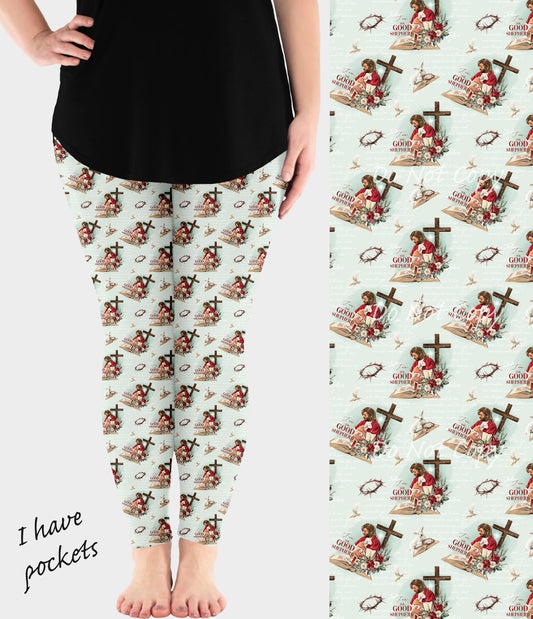 RTS - Good Shepherd Leggings w/ Pockets