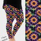 RTS - Halloween Tie Dye Leggings w/ Pockets